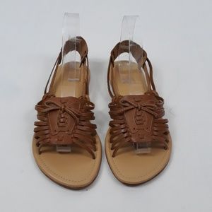 LL.Bean Sandals 8.5 Size Made in Brazil Brown